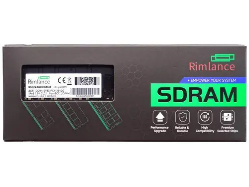 Rimlance 8GB (1X8GB) 1.2V DDR4 2933MHZ PC4-23400 UDIMM 1RX8