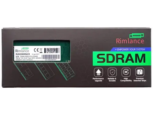 Rimlance 8GB (1X8GB) 1.2V DDR4 2400MHZ PC4-19200 UDIMM 1RX16
