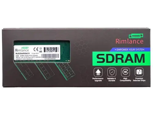 Rimlance 4GB (1X4GB) 1.2V DDR4 2666MHZ PC4-21300 UDIMM 1RX16