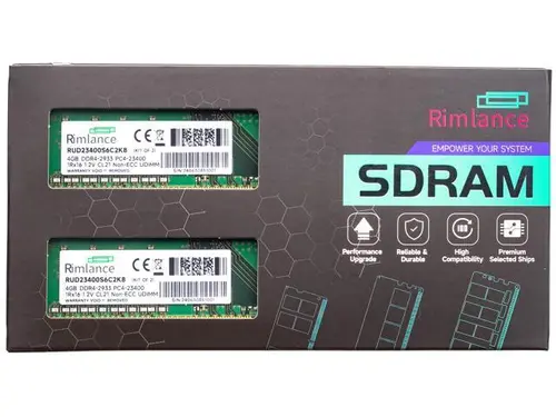 Rimlance 8GB (2X4GB) 1.2V DDR4 2933MHZ PC4-23400 UDIMM 1RX16