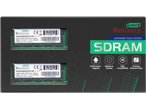 Rimlance 128GB (2X64GB) 1.2V DDR4 2933MHZ PC4-23400 LRDIMM 4RX4
