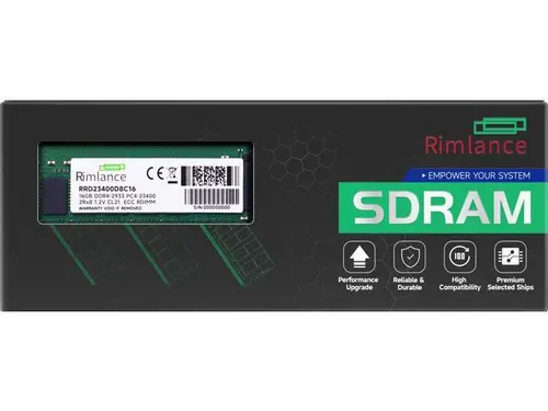 RIMLANCE 16GB(1X16GB) DDR4 2933MHz PC4-23400 2RX8 1.2V 288-PIN ECC Registered RDIMM Server Memory