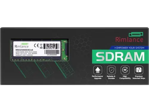 RIMLANCE 64GB(1X64GB) DDR4 2933MHz PC4-23400 2RX4 1.2V 288-PIN ECC Registered RDIMM Server Memory
