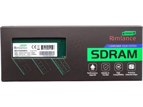 Rimlance 8GB (1X8GB) 1.2V DDR4 2133MHz PC4-17000 ECC UDIMM 1RX8