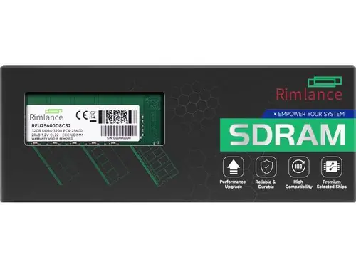 Rimlance 32GB (1X32GB) 1.2V DDR4 3200MHz PC4-25600 ECC UDIMM 2RX8