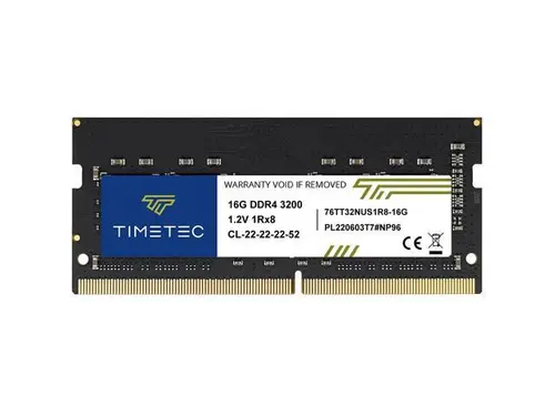 Timetec DDR4 3200MHz (or 2933MHz or 2666MHz) PC4-25600 Non-ECC Unbuffered 1.2V CL22 260 Pin SODIMM Laptop Notebook PC Computer Memory RAM Module...