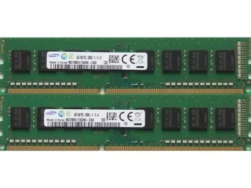 samsung original 8gb kit, (2 x 4gb) 240-pin dimm, ddr3 pc3-12800, desktop memory module