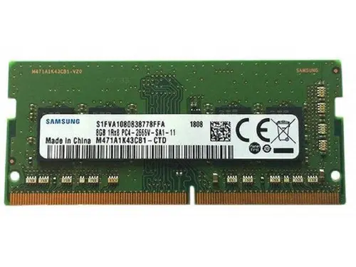 Samsung 8GB DDR4 PC4-21300, 2666MHZ, 260 PIN SODIMM, 1.2V, CL 19 laptop ram memory module