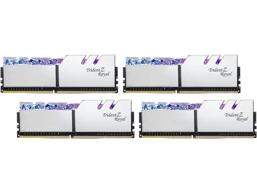 G. SKILL Trident Z Royal Series 32GB (4 x 8GB) DDR4 3600 (PC4 28800) Desktop Memory Model F4-3600C18Q-32GTRS