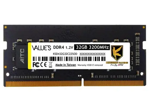 KINGSMAN 32GB 260-Pin DDR4 SO-DIMM DDR4 3200 (PC4 25600) Laptop Memory Model
