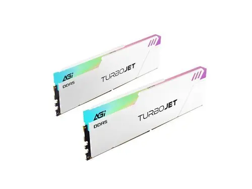 AGI UD858 32GB(16GBx2) DDR5 6000MHz Desktop Memory White AGI6APD16UD858