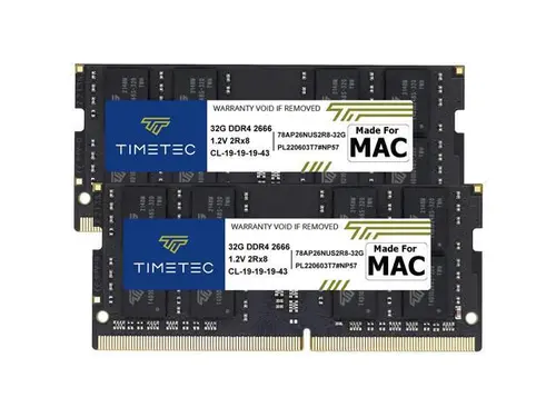 Timetec 64GB KIT(2x32GB) Compatible for Apple DDR4 2666MHz for Mid 2020 iMac (20,1 / 20,2) / Mid 2019 iMac (19,1) 27-inch w/Retina 5K Display, Late...