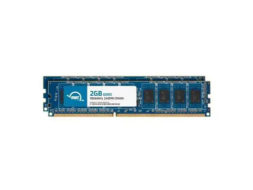 OWC 4GB (2x2GB) DDR3 1066 PC3-8500 CL7 1Rx8 240-pin 1.5V Non-ECC UDIMM Memory RAM Module Kit