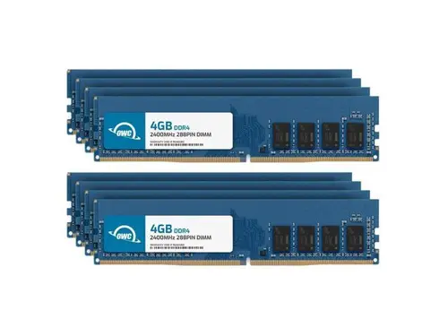 OWC 32GB (8x4GB) DDR4 2400MHZ PC4-19200 CL17 1RX8 Non-ECC UDIMM 1.2V 288-pin Desktop Memory RAM Upgrade for PC