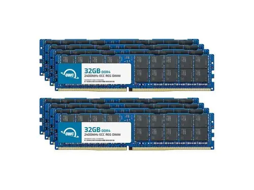 OWC 256GB (8x32GB) DDR4 2400MHz PC4-19200 CL17 2RX4 ECC Registered RDIMM 1.2V 288-pin Memory RAM Upgrade for Server