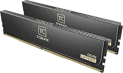 TEAMGROUP T-Create Expert Overclocking 10L DDR5 32GB Kit (2 x 16GB) 6000MHz (PC5-48000) CL38 Intel XMP 3.0 & AMD Expo Compatible Desktop Memory Module Ram - CTCED532G6000HC38ADC01