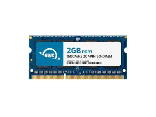 OWC 2GB DDR3 1600 PC3-12800 CL11 1Rx8 204-pin 1.5V Non-ECC SODIMM Memory RAM Module Upgrade Compatible with Lenovo B590