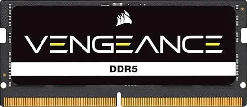 CORSAIR Vengeance SODIMM DDR5 RAM 16GB (1x16GB) Up to 5600MHz CL48 Intel XMP 3.0 Desktop Computer Memory - Black (CMSX16GX5M1A5600C48)