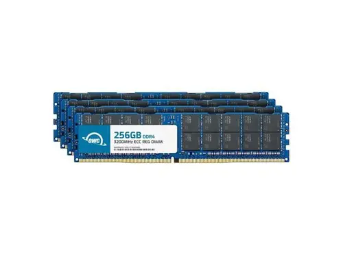 OWC 1TB (4x256GB) DDR4 3200 PC4-25600 CL22 8Rx4 288-pin 1.2V ECC Registered RDIMM Memory RAM Module Upgrade Kit Compatible with ASRock WRX80...