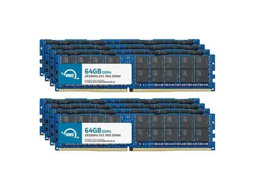 OWC 512GB (8x64GB) DDR4 2933 PC4-23400 CL21 2Rx4 288-pin 1.2V ECC Registered RDIMM Memory RAM Module Upgrade Kit Compatible with HP Workstation Z6 G4