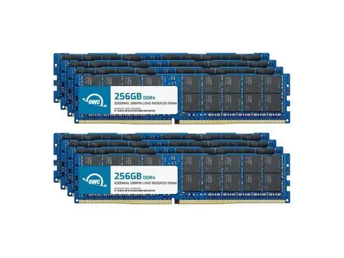 OWC 2TB (8x256GB) DDR4 3200 PC4-25600 CL22 8Rx4 288-pin 1.2V ECC Load Reduced LRDIMM Memory RAM Module Upgrade Kit Compatible with Dell PowerEdge...