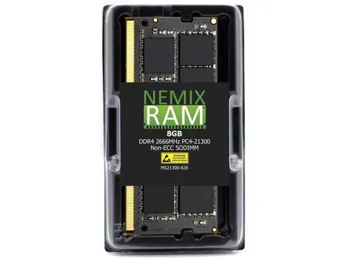 NEMIX RAM 8GB (1X8GB) DDR4 2666MHZ PC4-21300 2Rx8 1.2V 260-PIN Non-ECC SODIMM Laptop PC Memory