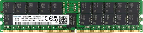Samsung Samsung 64GB DDR5 4800MHz PC5-38400 ECC RDIMM 2Rx4 (EC8 10x4) Dual Rank 1.1V Registered DIMM 288-Pin Server RAM Memory M321R8GA0BB0-CQK
