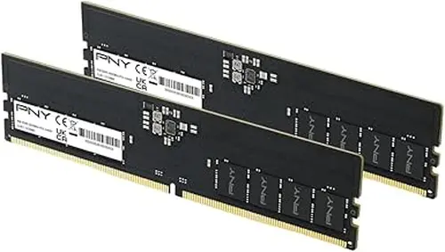 PNY PNY Performance 16GB (2x8GB) DDR5 RAM 5600MHz (PC5-44800) - CL46, 1.1V - Compatible with 5200MHz, 4800MHz - Desktop Memory Kit - MD16GK2D5560046-TB
