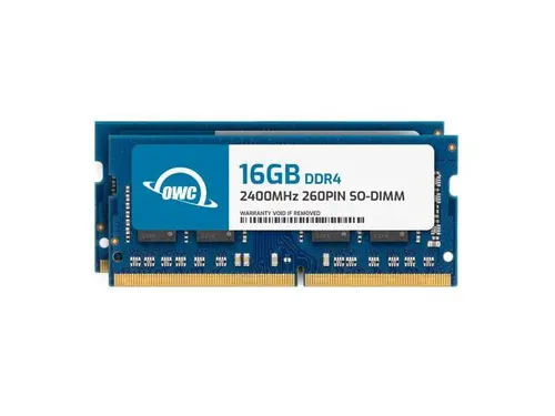 OWC 32GB (2x16GB) DDR4 2400MHZ PC4-19200 CL17 2RX8 Non-ECC SODIMM 1.2V 260-pin Laptop Notebook Memory RAM Upgrade Module