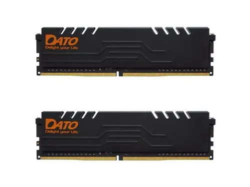 DATO 32GB (2x16GB) DDR4 3200MHz Gaming Desktop RAM, UDIMM, PC4-25600, CL16, 1.35V, 288-Pin, Non-ECC, Heatsink, black