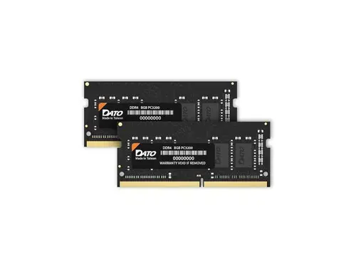 DATO 16GB (2x8GB) DDR4 3200MHz SODIMM Laptop Memory RAM, PC4-25600, CL22, 1.2V, 260-Pin, Non-ECC