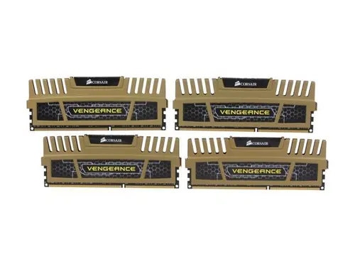 CORSAIR Vengeance 16GB (4 x 4GB) DDR3L 1600 (PC3L 12800) Desktop Memory Model CMZ16GX3M4X1600C9G