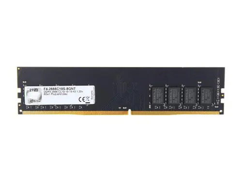 G. SKILL Value Series 8GB DDR4 2666 (PC4 21300) Desktop Memory Model F4-2666C19S-8GNT