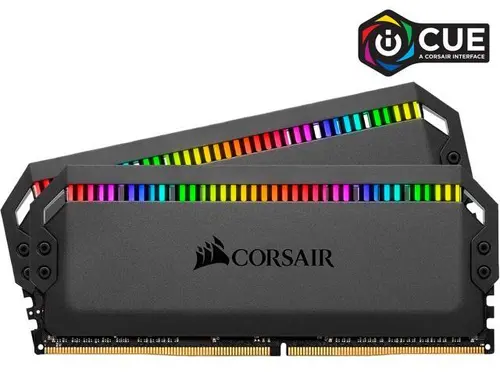 CORSAIR Dominator Platinum RGB 16GB (2 x 8GB) DDR4 3000 (PC4 24000) Desktop Memory Model CMT16GX4M2C3000C15