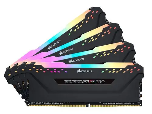 CORSAIR Vengeance RGB Pro 64GB (4 x 16GB) 288-Pin PC RAM DDR4 3200 (PC4 25600) Desktop Memory Model CMW64GX4M4E3200C16