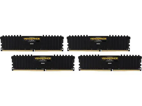 CORSAIR Vengeance LPX 64GB (4 x 16GB) 288-Pin PC RAM DDR4 3600 (PC4 28800) Desktop Memory Model CMK64GX4M4D3600C18
