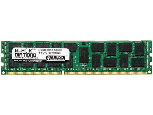 Black Diamond Server Memory 8GB 240-Pin DDR3 SDRAM ECC Registered DDR3 1600 (PC3 12800) Model BD8G1600MTR23