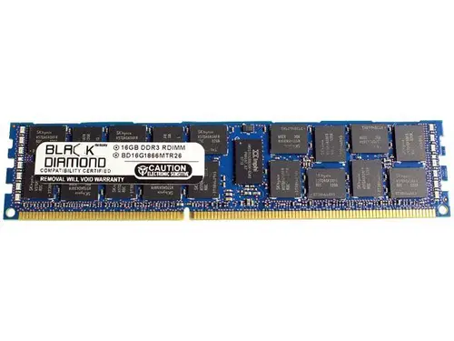 Black Diamond Server Memory 16GB 240-Pin DDR3 SDRAM ECC Registered DDR3 1866 (PC3 14900) Model BD16G1866MTR26