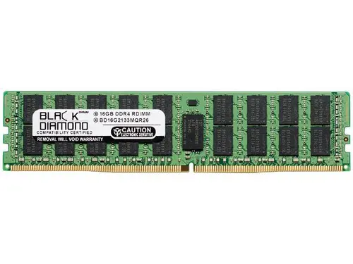 Black Diamond Memory 16GB ECC Registered DDR4 2133 (PC4 17000) Server Memory Model BD16G2133MQR26