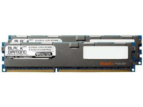 Black Diamond Server Memory 16GB (2 x 8GB) 240-Pin DDR3 SDRAM ECC Registered DDR3 1333 (PC3 10600) Model BD8GX21333MTR23