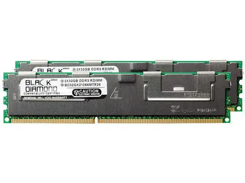 Black Diamond Memory 64GB (2 x 32GB) ECC Registered DDR3 1066 (PC3 8500) Server Memory Model BD32GX21066MTR26