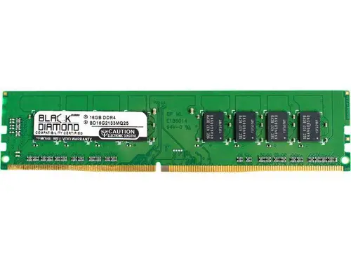 Black Diamond Memory 16GB 288-Pin PC RAM DDR4 2133 (PC4 17000) Desktop Memory Model BD16G2133MQ25
