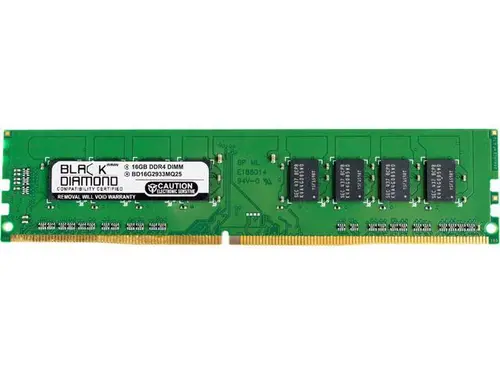 Black Diamond Memory 16GB 288-Pin PC RAM DDR4 2933 (PC4 23400) Desktop Memory Model BD16G2933MQ25