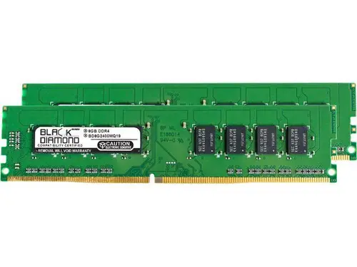 Black Diamond Memory 16GB (2 x 8GB) DDR4 2400 (PC4 19200) Desktop Memory Model BD8GX22400MQ22