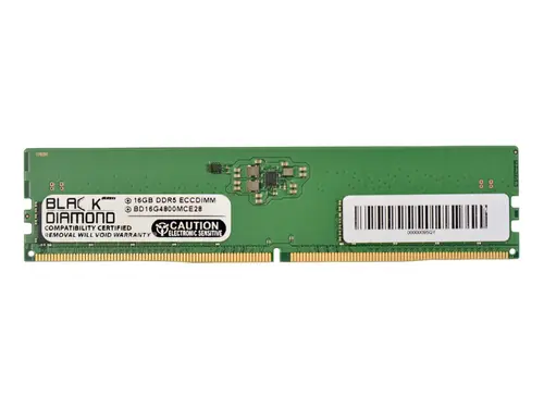 Black Diamond 16GB (2Rx8) DDR5 4800 ECC Memory BD16G4800MCE28