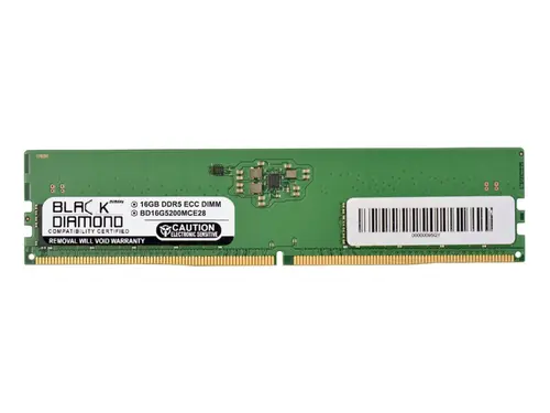 Black Diamond 16GB (2Rx8) DDR5 5200 ECC Memory BD16G5200MCE28