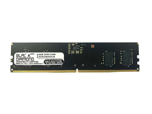 Black Diamond 8GB (1Rx8) DDR5 4800 Memory BD8G4800MC28