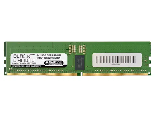 Black Diamond 128GB (2Rx8) DDR5 5200 ECC REG Memory BD128G5200MCR31