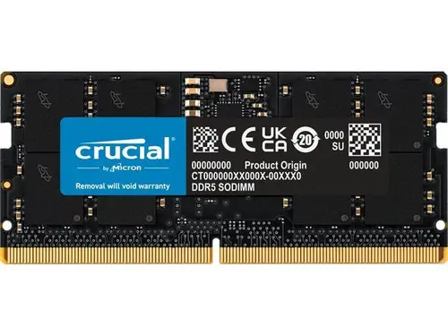 Crucial 32GB 262-Pin DDR5 SO-DIMM DDR5 5600 Laptop Memory Model CT32G56C46S5