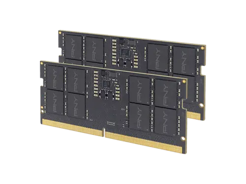 PNY 32GB (2 x 16GB) 262-Pin DDR5 SO-DIMM DDR5 5600 (PC5 44800) Memory (Notebook Memory) Model MN32GK2D55600-TB